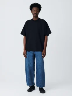 New Studio Nicholson Harlow T-shirt Darkest Navy