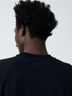 New Studio Nicholson Harlow T-shirt Darkest Navy