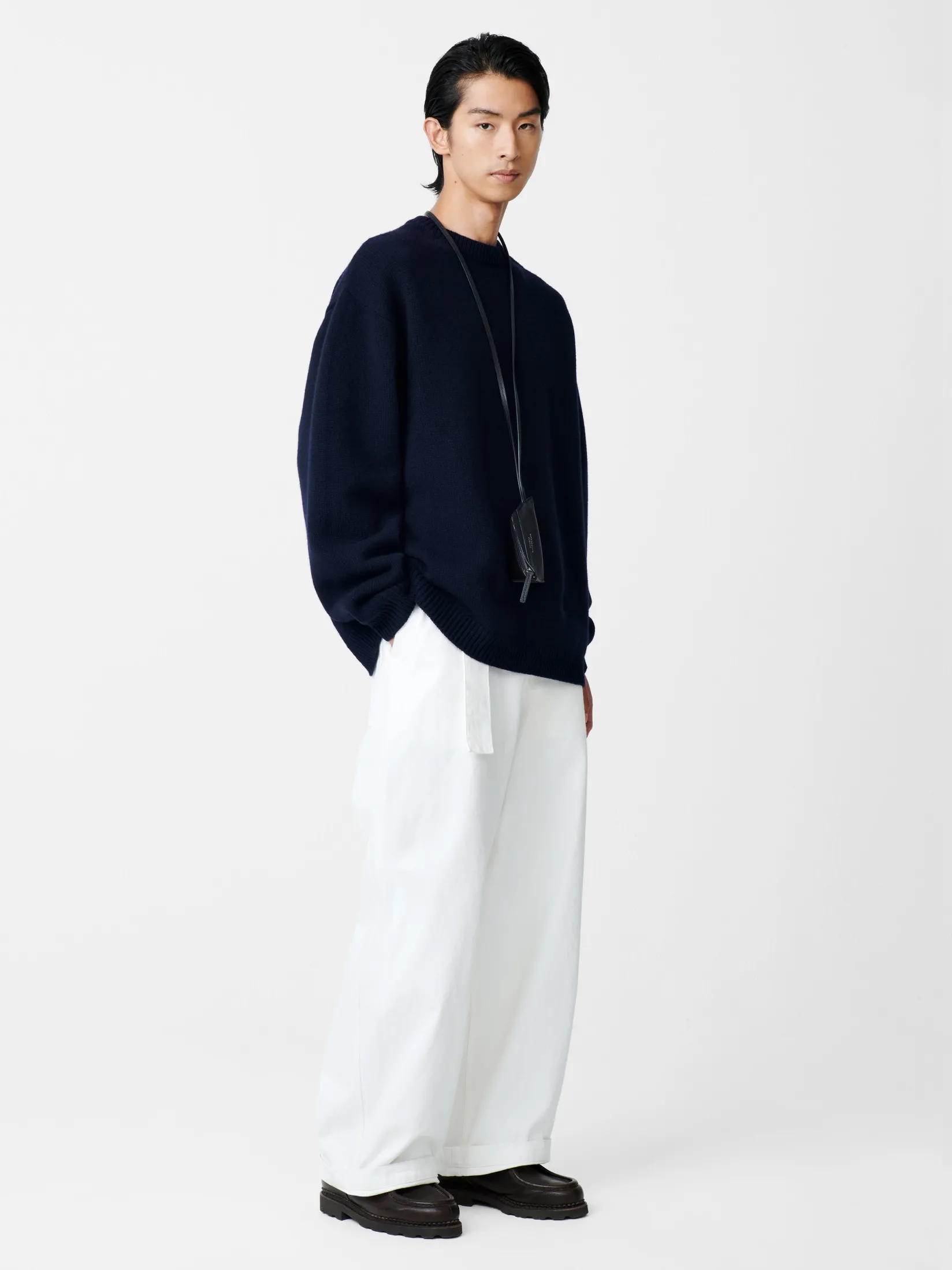 Hot Studio Nicholson Hemyl Knit Darkest Navy