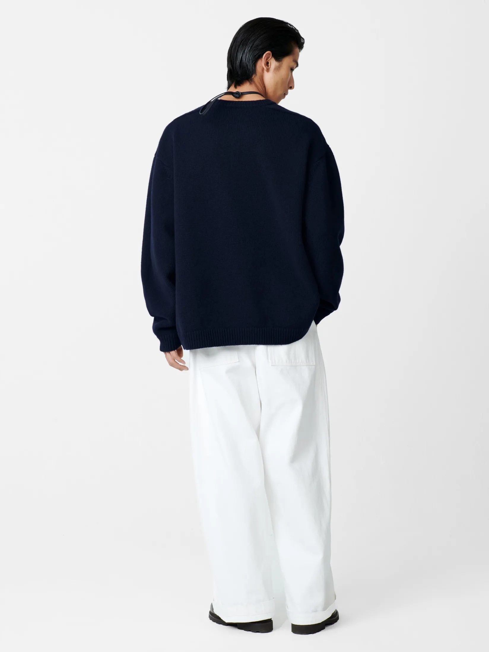 Hot Studio Nicholson Hemyl Knit Darkest Navy