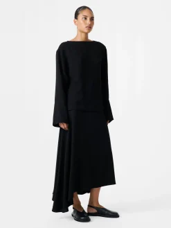 Clearance Studio Nicholson Hirta Skirt Black