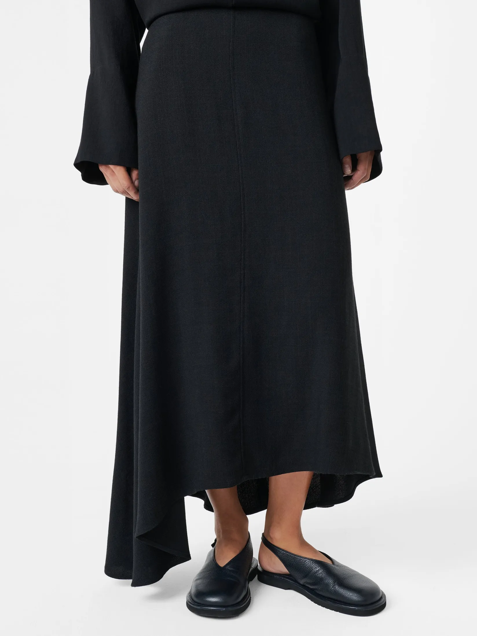 Clearance Studio Nicholson Hirta Skirt Black