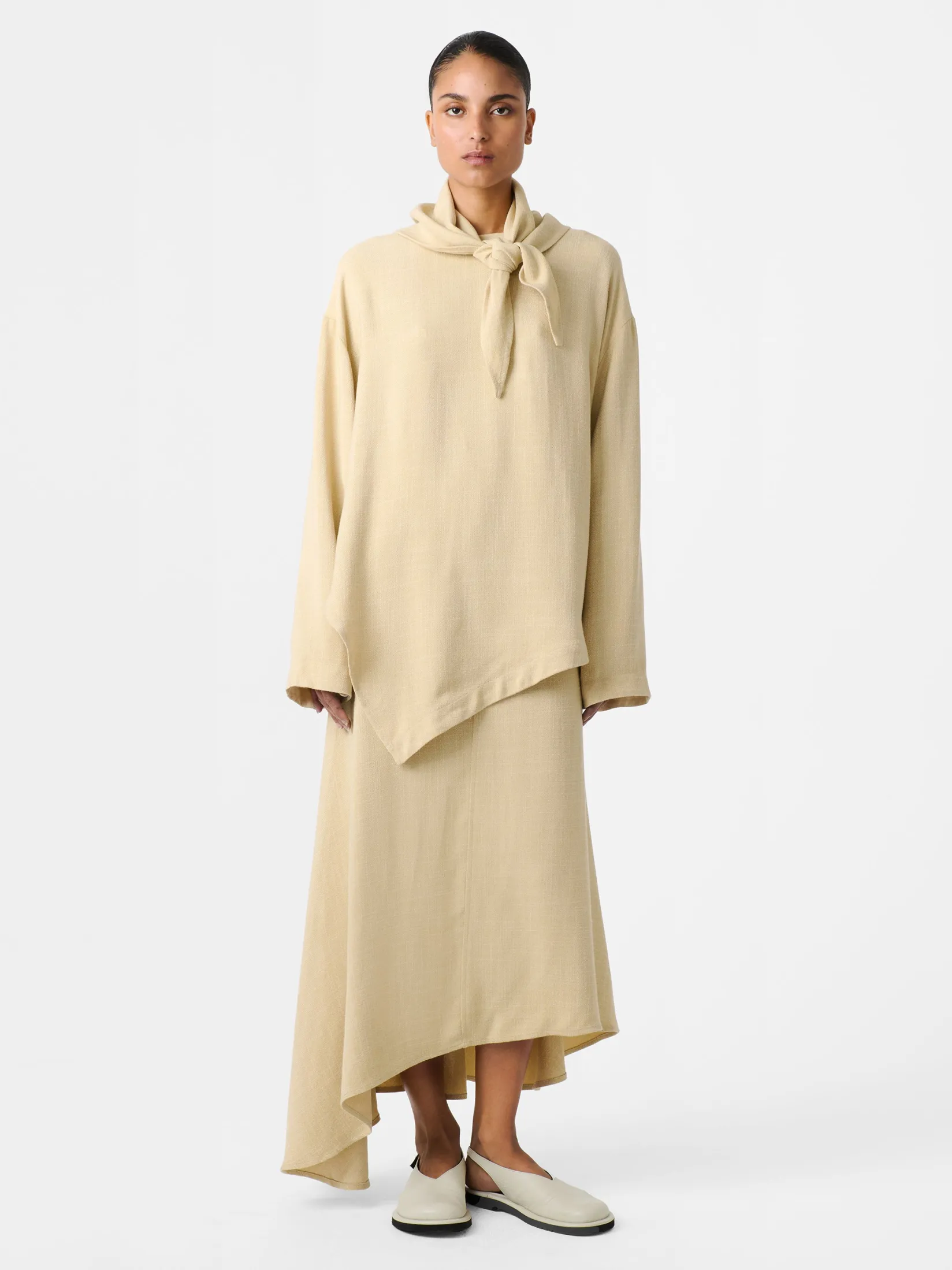 Discount Studio Nicholson Hirta Skirt Straw