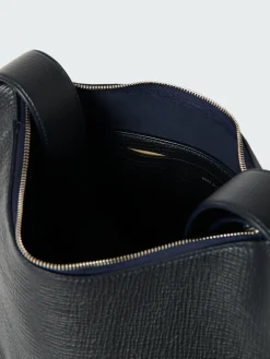 Best Studio Nicholson Hobo Type 1 Leather Bag Darkest Navy