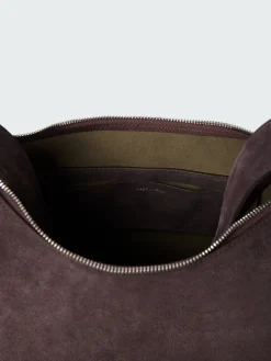 Discount Studio Nicholson Hobo Type 1 Suede Bag Conker