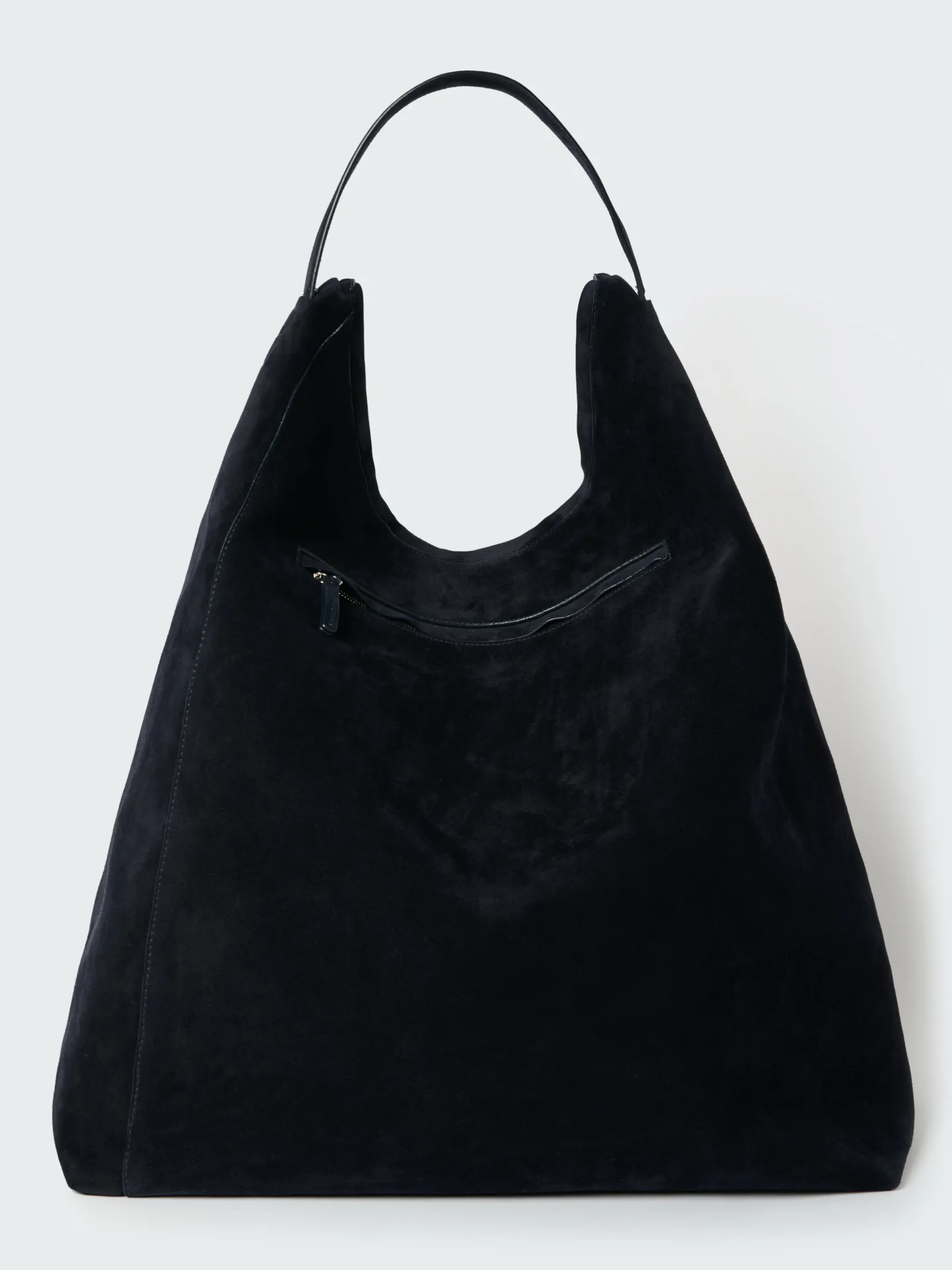 Outlet Studio Nicholson Hobo Type 2 Suede Bag Darkest Navy