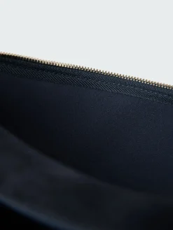 Outlet Studio Nicholson Hobo Type 2 Suede Bag Darkest Navy