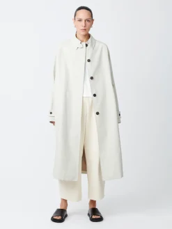 Outlet Studio Nicholson Holin Coated Cotton Coat Dove