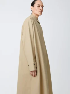 Best Studio Nicholson Holin Technical Cotton Coat Tan