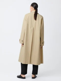 Best Studio Nicholson Holin Technical Cotton Coat Tan
