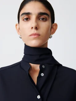 Hot Studio Nicholson Hurn Dress Darkest Navy