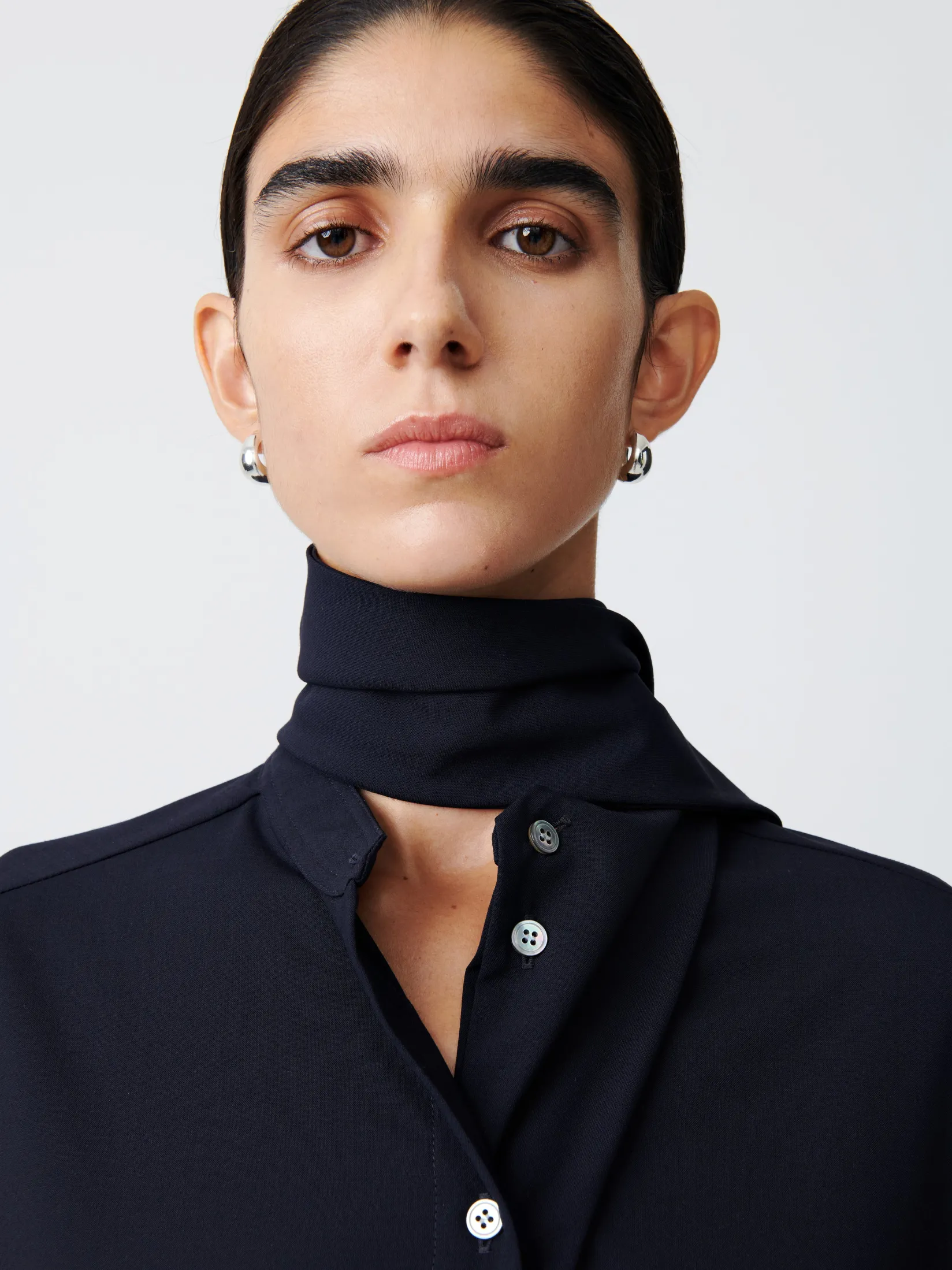 Hot Studio Nicholson Hurn Dress Darkest Navy