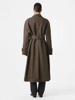 Sale Studio Nicholson Innis Coat Moss / Black