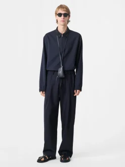Sale Studio Nicholson Joss Shirt Darkest Navy