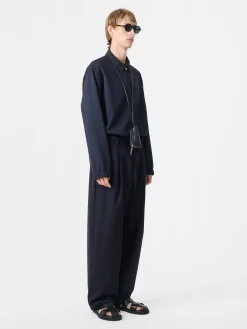 Sale Studio Nicholson Joss Shirt Darkest Navy