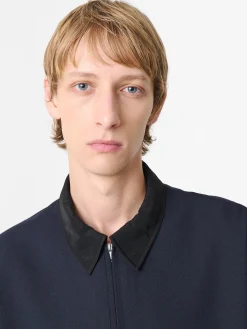 Sale Studio Nicholson Joss Shirt Darkest Navy