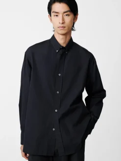 Clearance Studio Nicholson Jude Shirt Darkest Navy