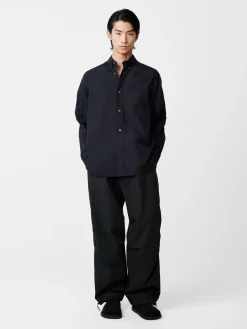 Clearance Studio Nicholson Jude Shirt Darkest Navy