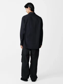 Clearance Studio Nicholson Jude Shirt Darkest Navy