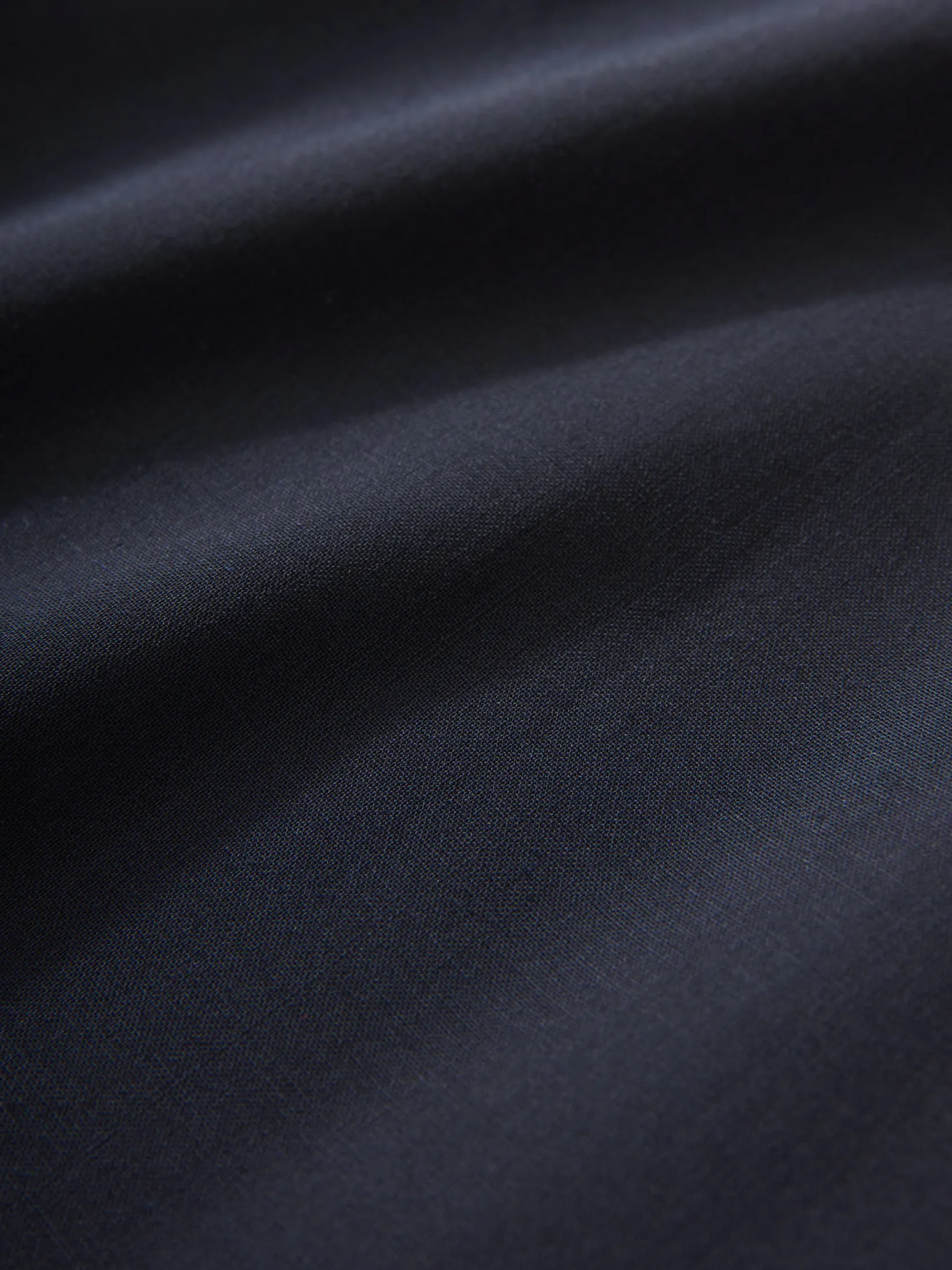 Outlet Studio Nicholson Jude Tropical Wool Shirt Darkest Navy