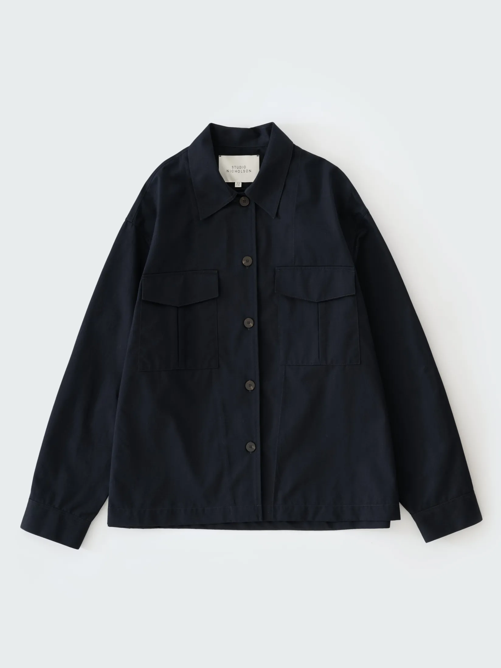 Online Studio Nicholson Kukes Shirt Darkest Navy