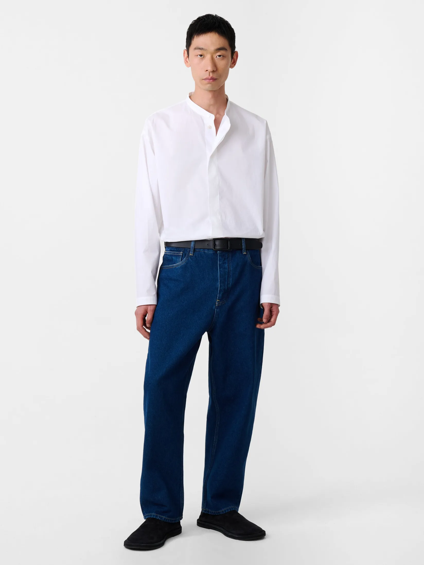 New Studio Nicholson Land Denim Pant Indigo Wash
