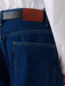 New Studio Nicholson Land Denim Pant Indigo Wash