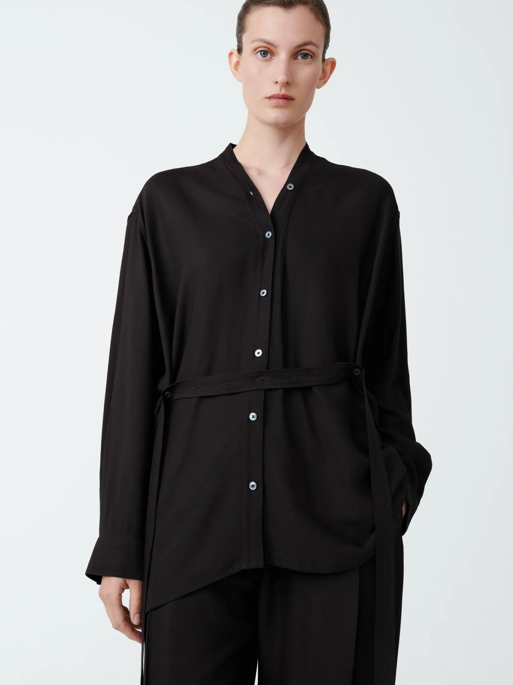 Fashion Studio Nicholson Lane Shirt Espresso
