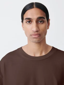 Online Studio Nicholson Lay T-Shirt Chocolate