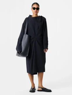 Online Studio Nicholson Leat Dress Darkest Navy