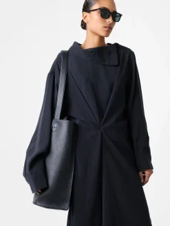 Online Studio Nicholson Leat Dress Darkest Navy