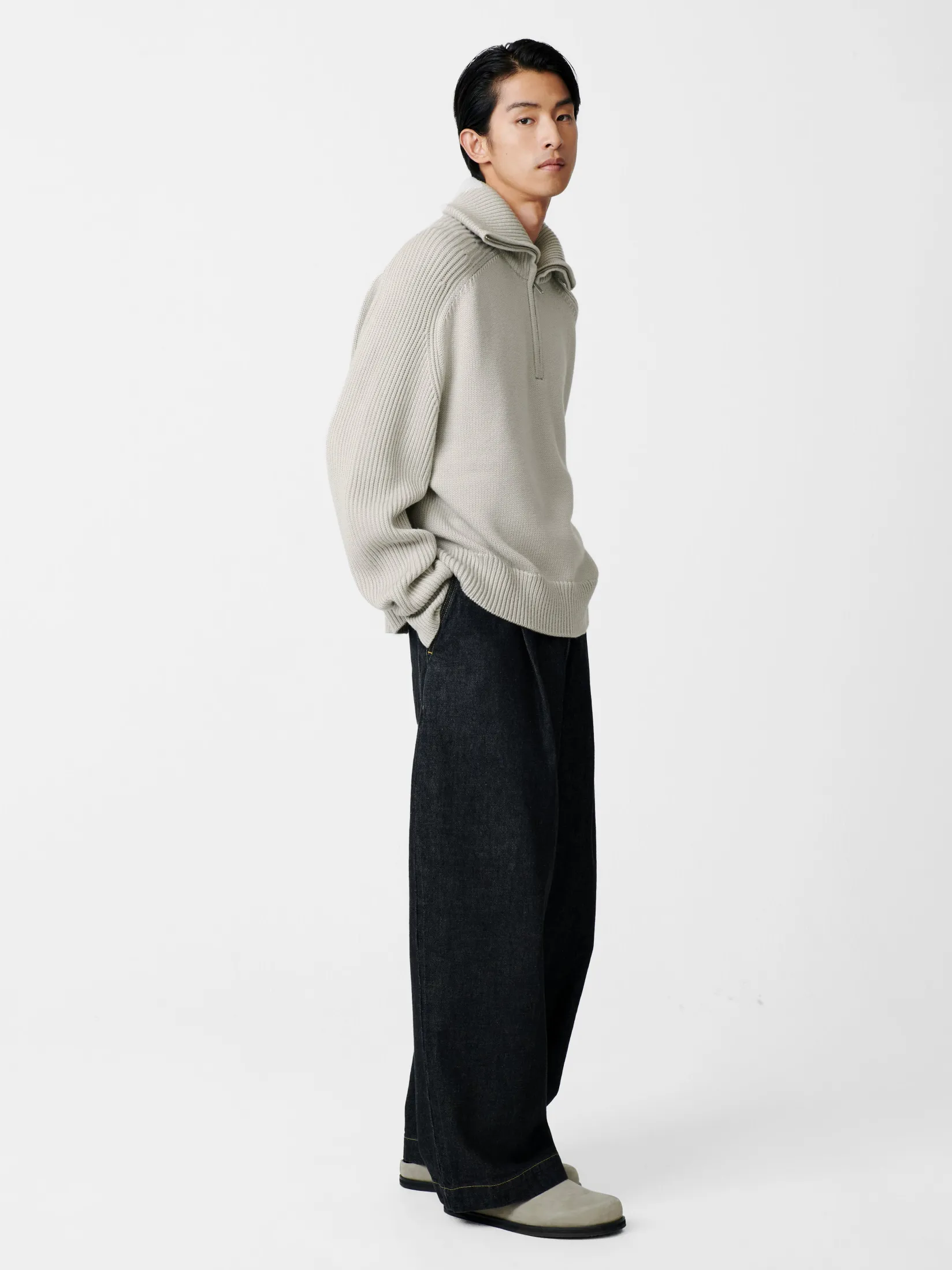 Online Studio Nicholson Level Knit Pebble