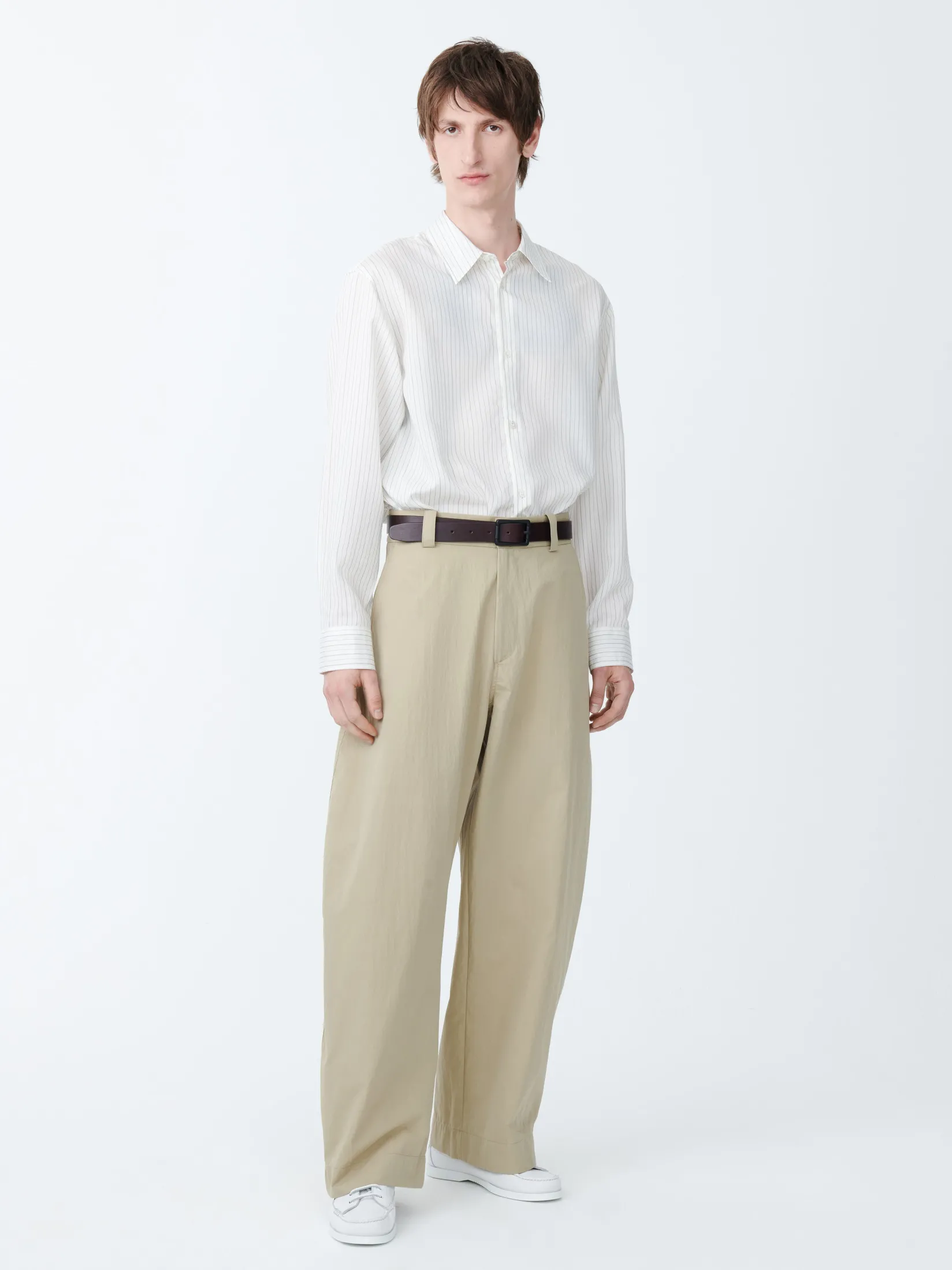Online Studio Nicholson Levy Sporty Cotton Pant Sand