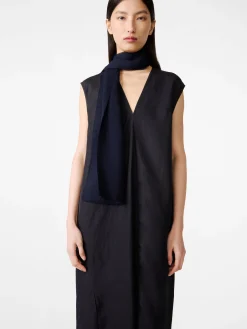 Sale Studio Nicholson Lise Linen Dress Darkest Navy