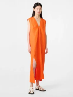 New Studio Nicholson Lise Linen Dress Clementine