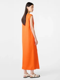New Studio Nicholson Lise Linen Dress Clementine