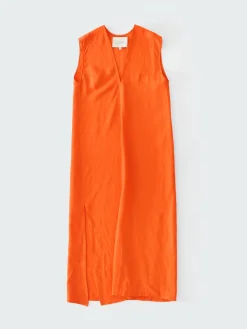 New Studio Nicholson Lise Linen Dress Clementine