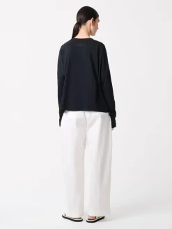 Online Studio Nicholson Loop Long Sleeve T-Shirt Black