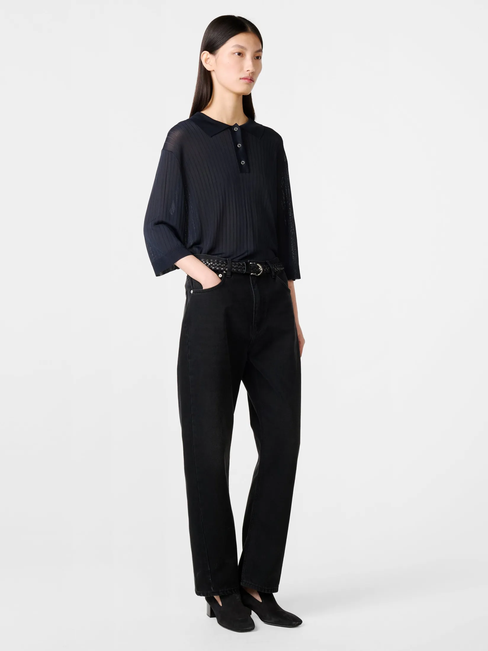 Online Studio Nicholson Lordi Knit Darkest Navy