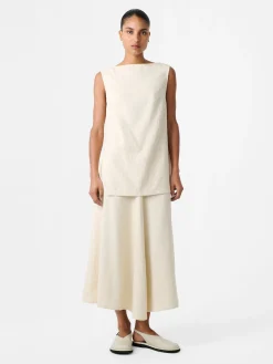 New Studio Nicholson Mae Skirt Cream