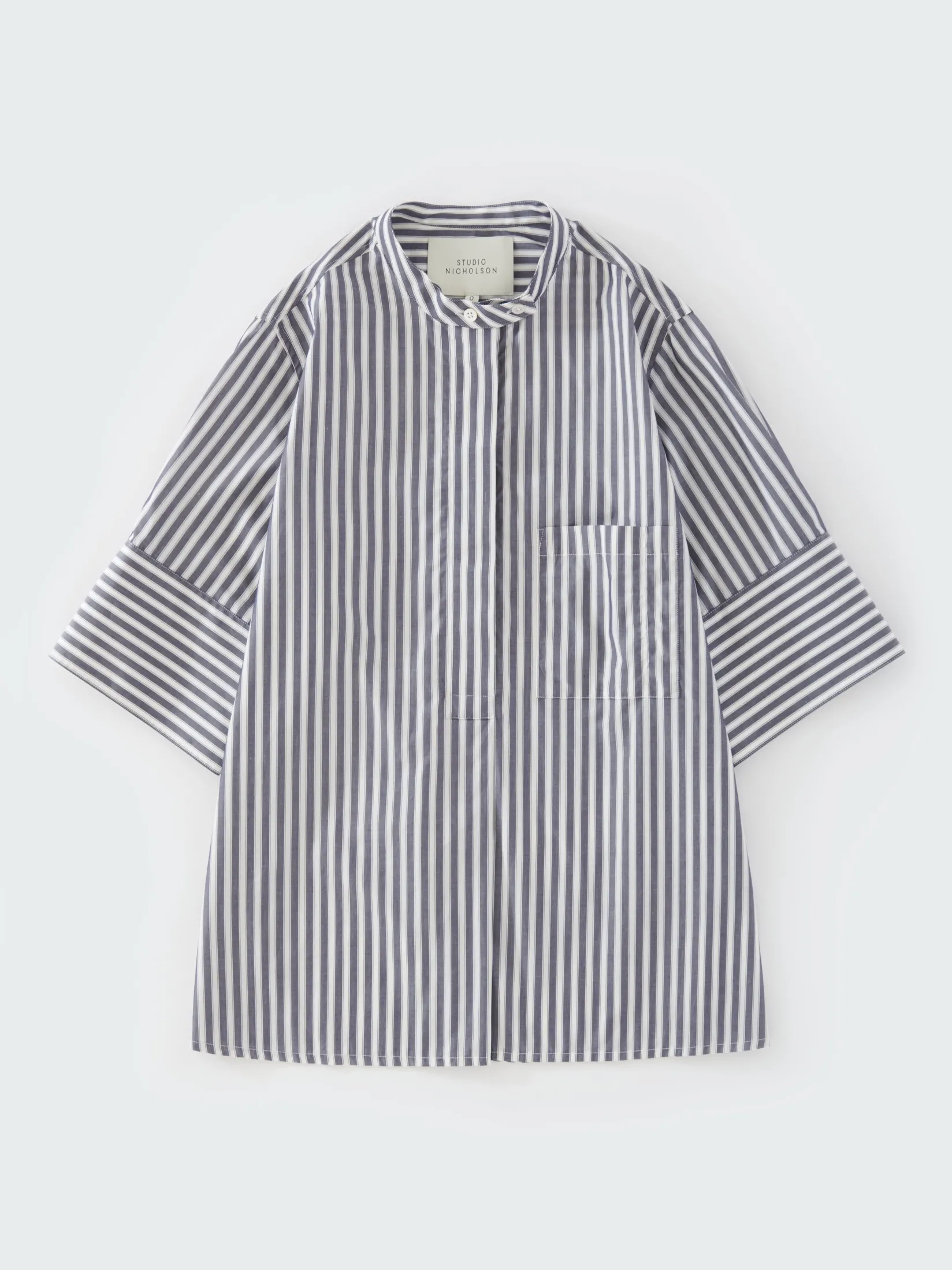 Clearance Studio Nicholson Malawi Shirt Stripe Navy