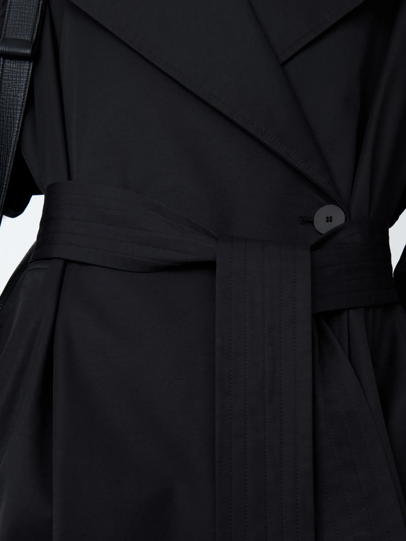 Fashion Studio Nicholson Mawer Coat Black Grape
