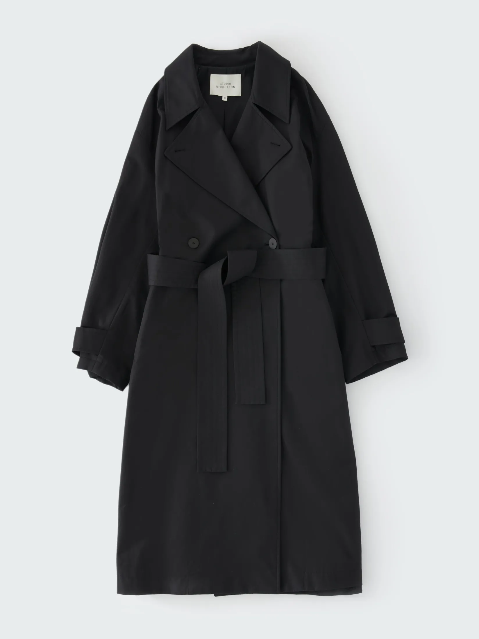 Fashion Studio Nicholson Mawer Coat Black Grape