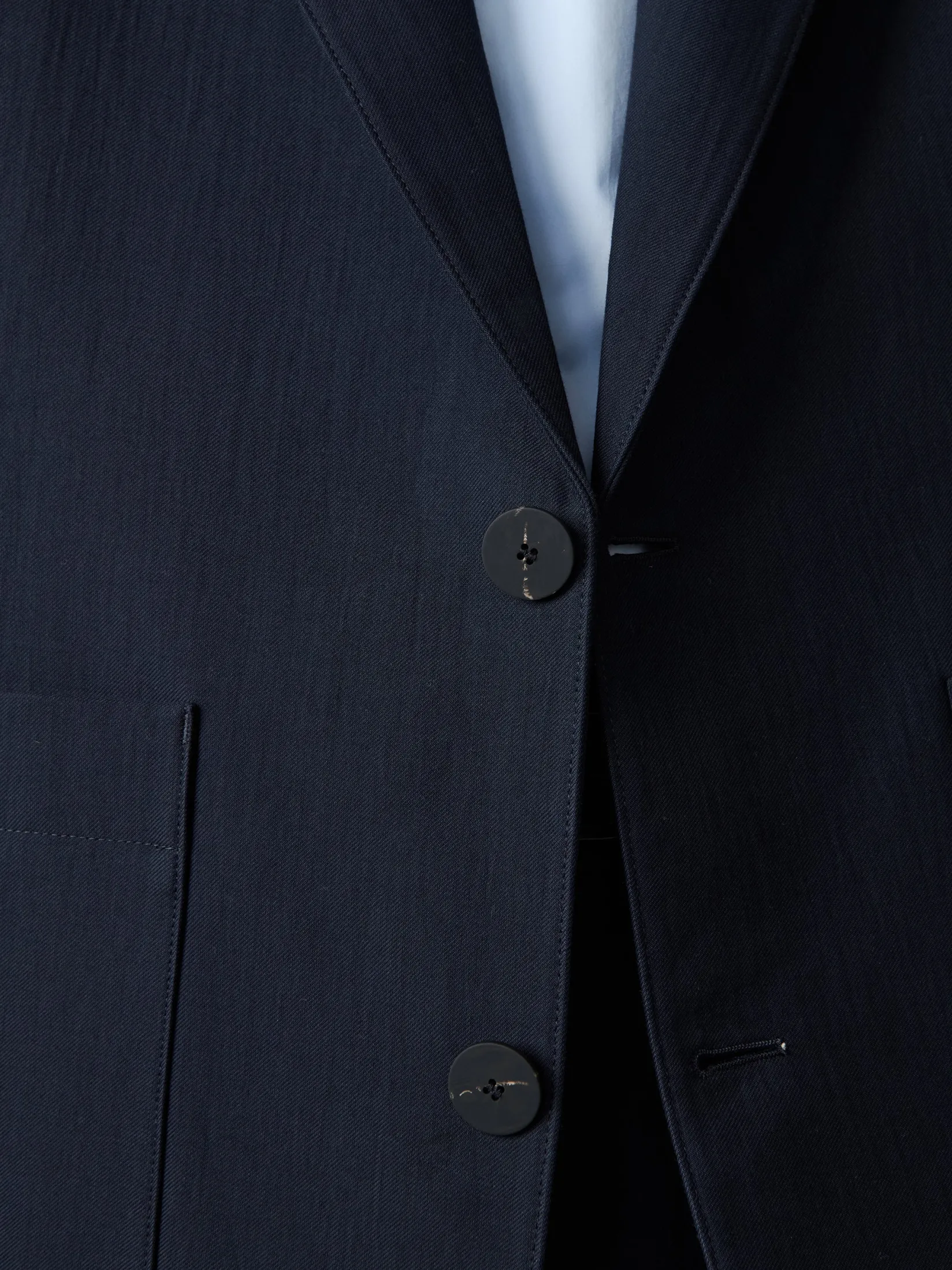 Sale Studio Nicholson Men's Conde Double Cotton Jacket Darkest Navy