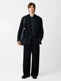 Discount Studio Nicholson Men's Conde Stripe Jacket Black