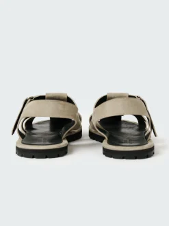 Fashion Studio Nicholson Men's Sandom Suede Sandal Rainy Day Grey