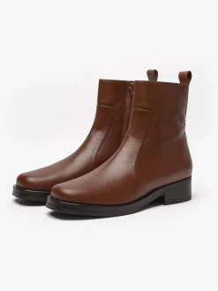 New Studio Nicholson Men's Square Boot Whiskey