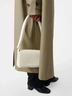 Online Studio Nicholson Meshi Mini Leather Bag Parchment