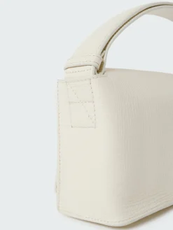Online Studio Nicholson Meshi Mini Leather Bag Parchment