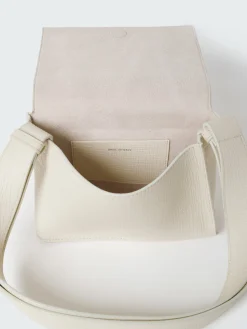 Online Studio Nicholson Meshi Mini Leather Bag Parchment